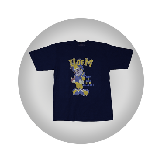 U OF M MICKEY FOOTBALL TEE